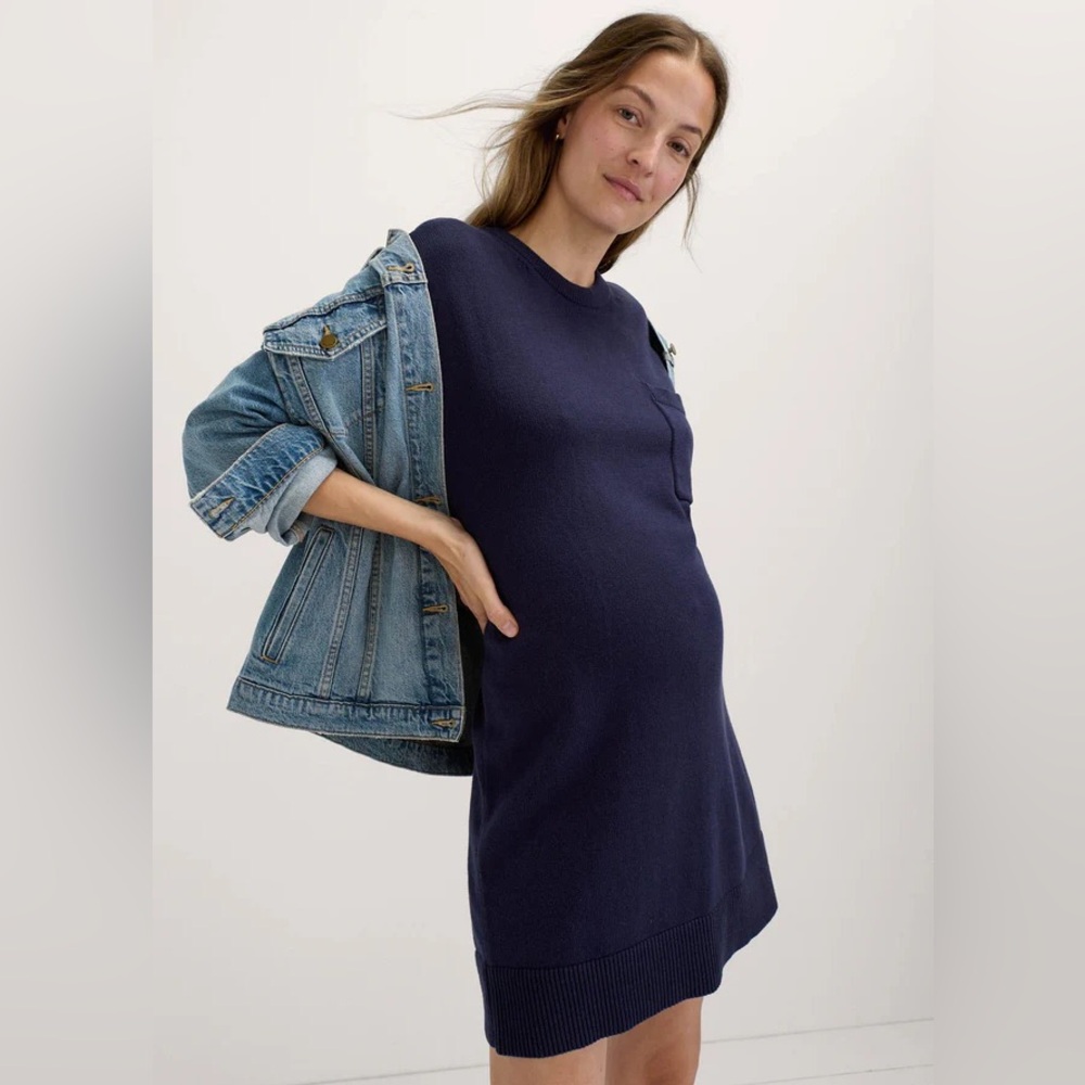 NWT hatch collection the Reese knit 100% cotton t shirt dress